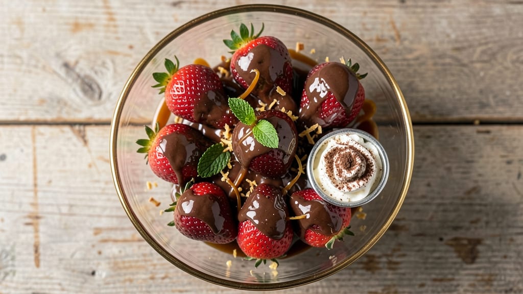 Borough Market Chocolate Strawberries Recipe: Luxe Presentation With Velvety Ganache Drizzle