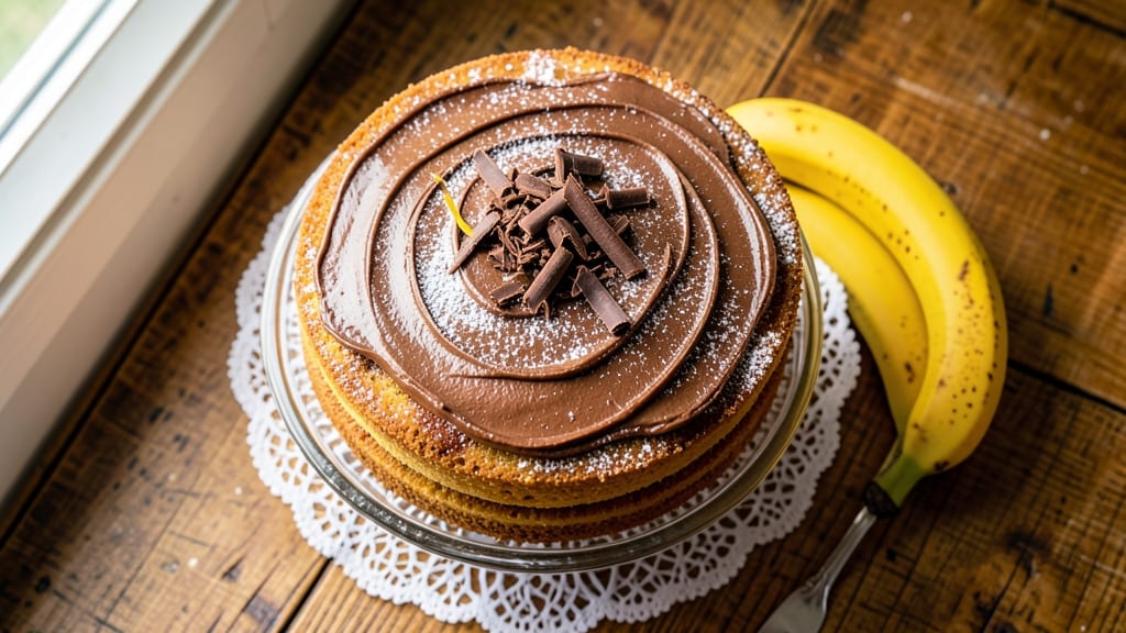 Banana Cake Recipe with Chocolate Frosting: Moist Layers and Rich Ganache Finish