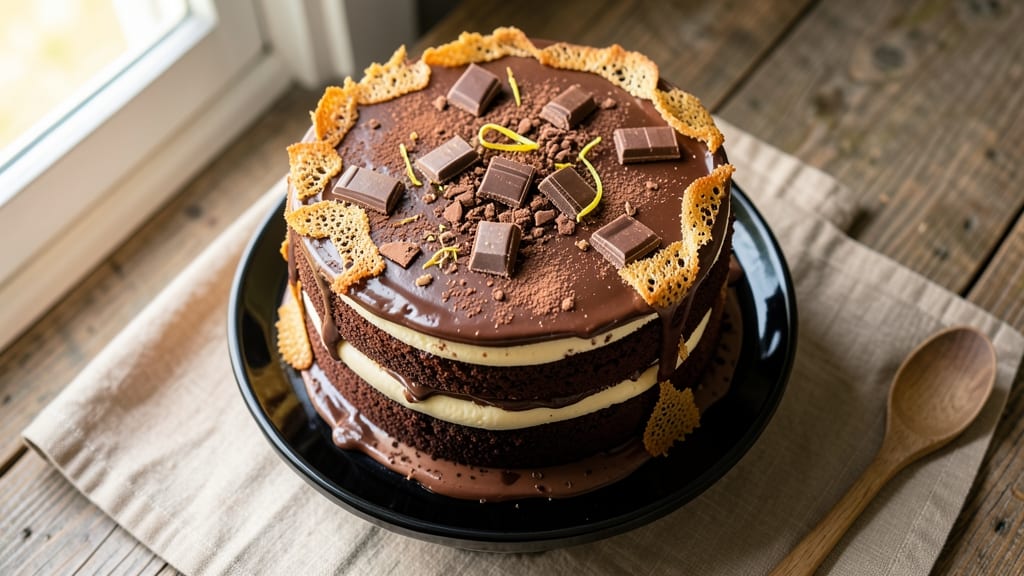 Cadbury Dairy Milk Chocolate Cake Recipe: Triple-Layered Richness With Fudgy Ganache Rivers