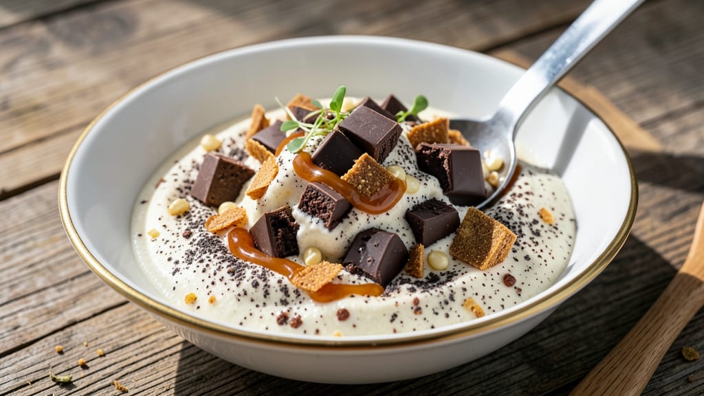 Belgian Chocolate Toffee Creamer Recipe: Coffee-Infused Swirls and Crunchy Caramel Bites