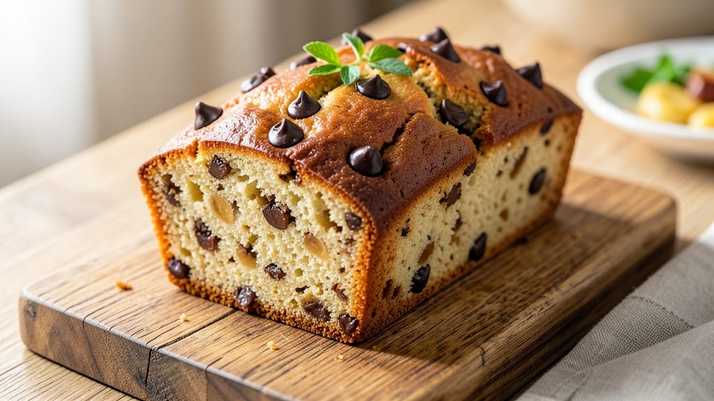Banana Bread Recipe With Two Bananas and Chocolate Chips: Fudgy Cores and Double Chocolate Streaks